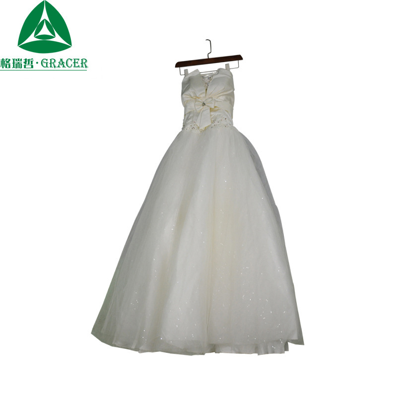 Old Clothes Manufacturer Directly Supplies Second-Hand Wedding Dresses 2018 New Style Tube Top Floor-Length Bridal Wedding Dress Lace Slimming Look