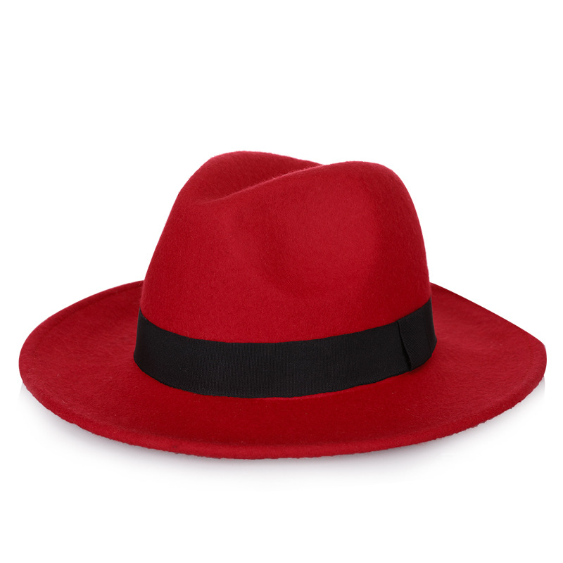Sombrero de copa de lana pura 2021 Otoño e Invierno Caballero retro cómodo transpirable cálido sombrero de moda directo de fábrica bolsa de ayuda para el cabello
