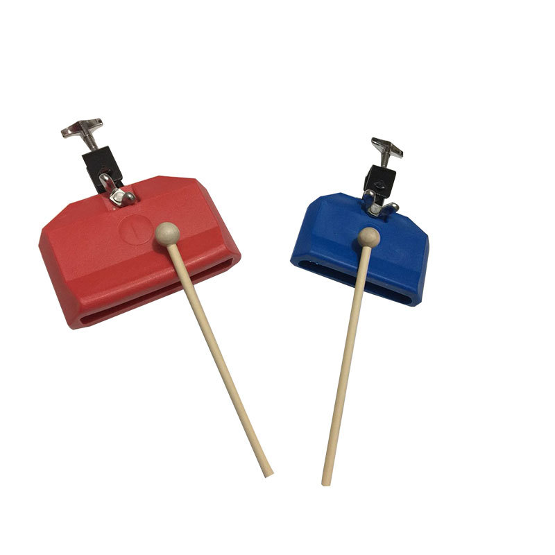 Cencerro de plástico Bangzi instrumento de percusión de plástico cencerro Bangzi material didáctico de jardín de infantes al por mayor Bangzi