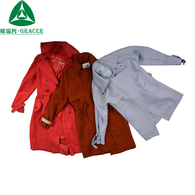 格瑞哲2018秋装新款韩版银色英伦风宽松长款过膝演出服chic风衣女