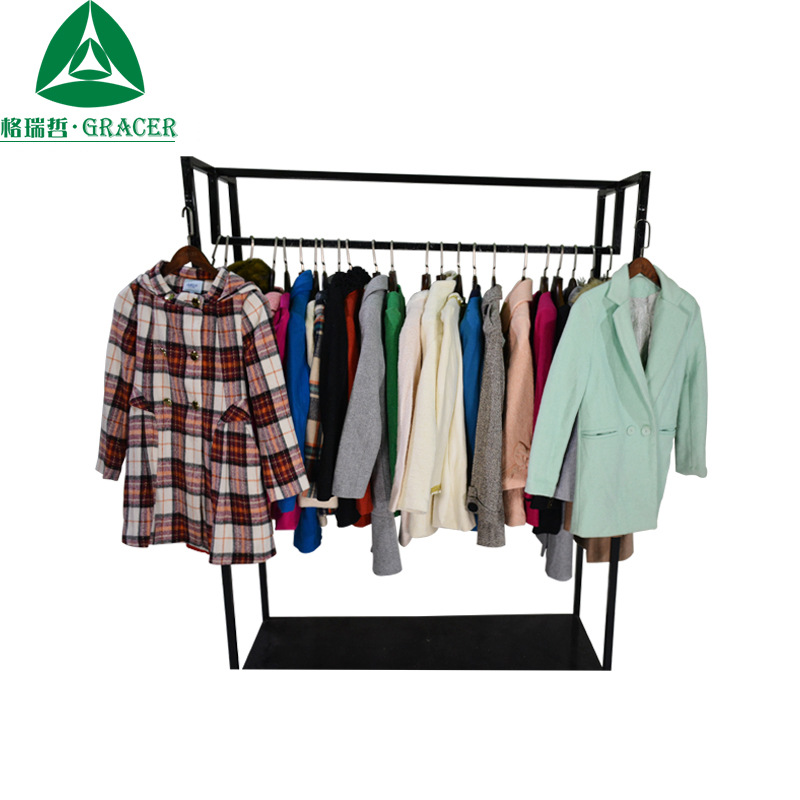 2018秋冬韩版女宽松中长款羊毛大衣双面呢杂款风毛呢外套整柜批发