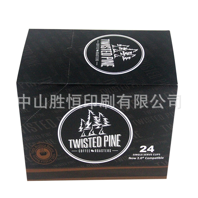 中山坦洲珠海市定做 24CT咖啡豆盒胶囊咖啡彩盒