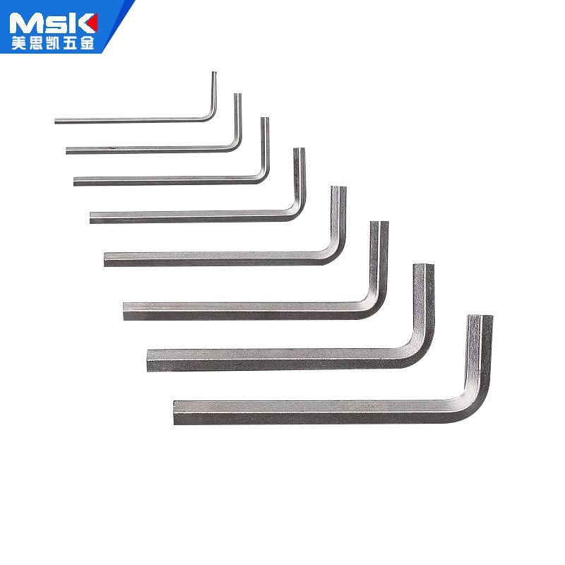 现货供应L型平圆头内六角扳手M5内六角扳手套装五金手动工具