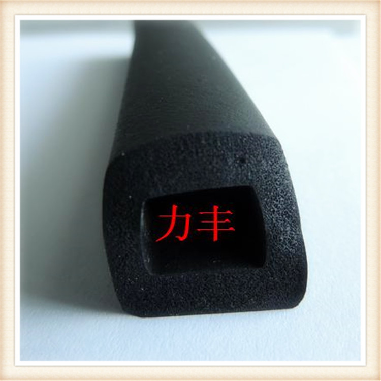 供应优质海绵护套  矩形护套  电动车用橡胶条