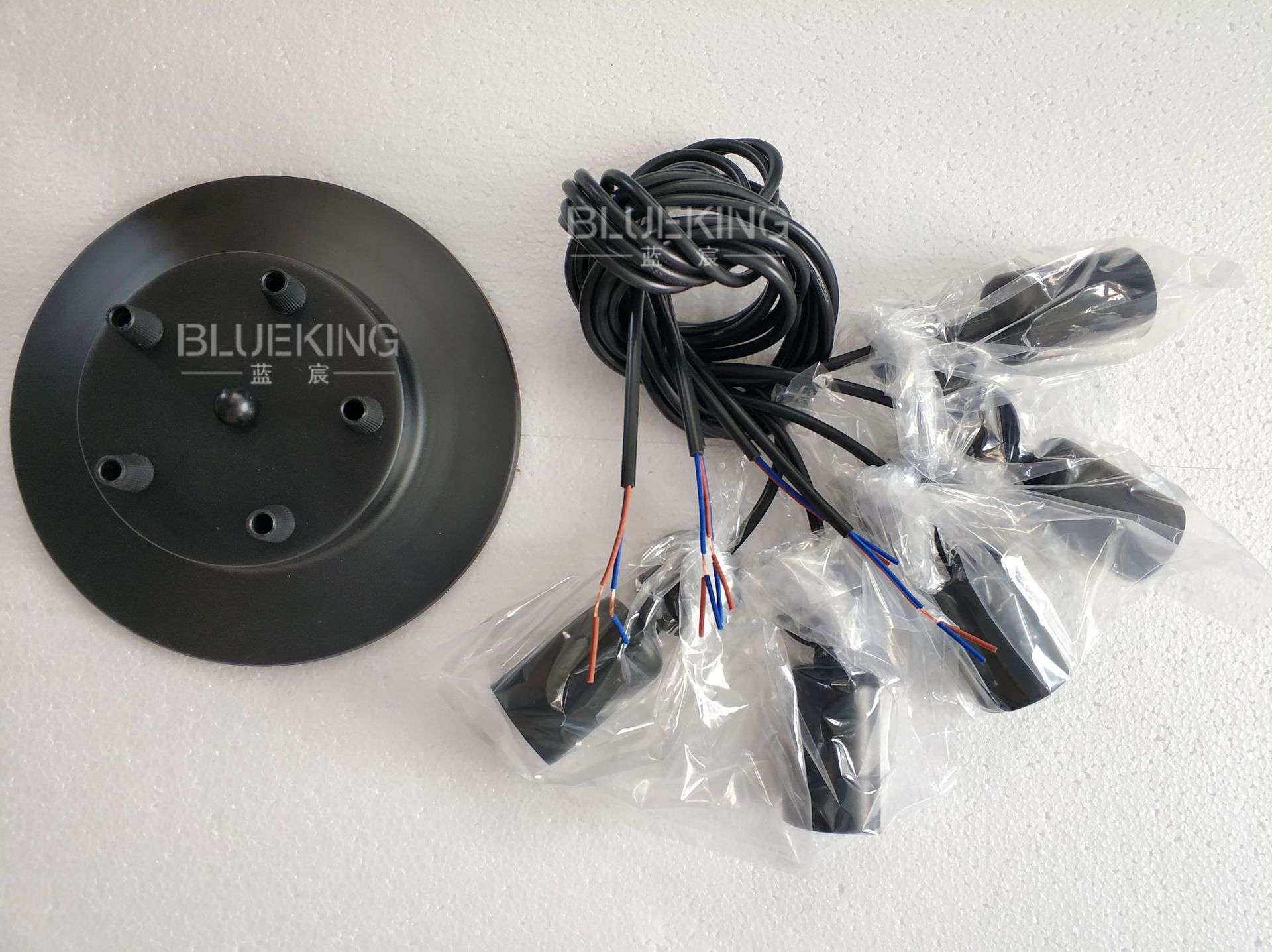 Nordic simple iluminación del dormitorio sala de estar comedor iluminación del hogar bombilla tornillo araña hembra araña de flores sueltas