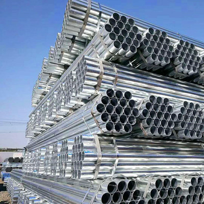 天津大邱庄厂家热镀锌钢管镀锌带管批发销售各种长度规格Q235B355|ms