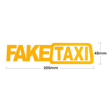 外贸热销欧美 FAKE TAXI 假出租车漂移标志搞笑车贴