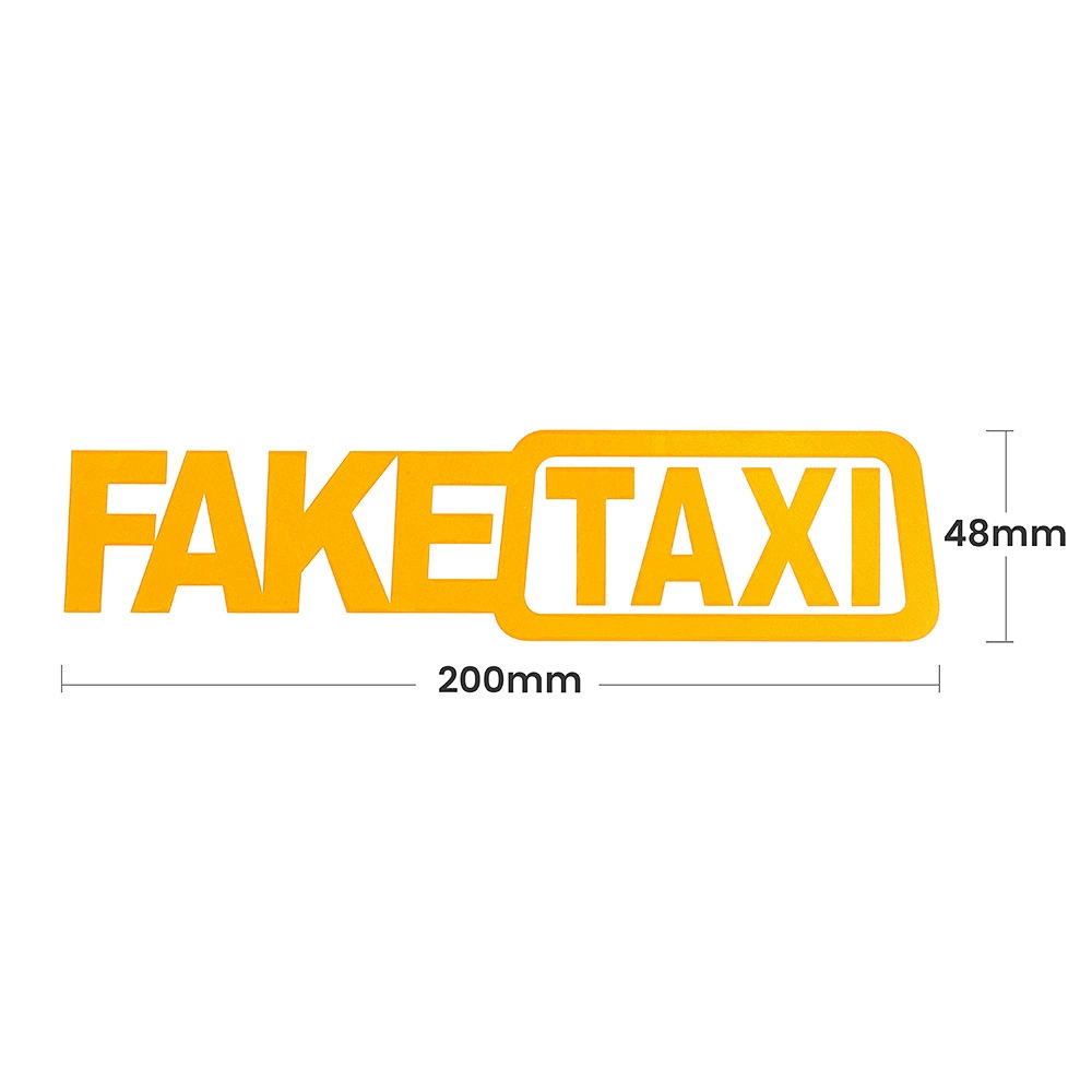 Внешняя торговля Горячая Распродажа в Европе и Америке FAKE TAXI дрейф Логотип Забавные автомобильные наклейки