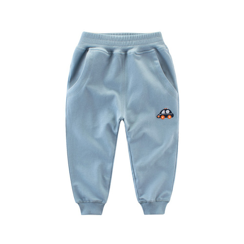 Korean children's clothing autumn new products 2024 children's pants baby pants boys sweatpants one piece consignment