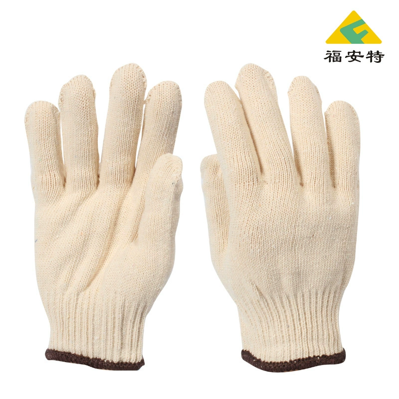 Хлопчатобумажные перчатки Fuante, толстые износостойкие, дышащие, Нескользящие рабочие перчатки, корейские рабочие перчатки из тонкой пряжи