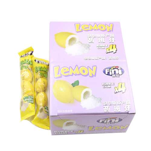 Authorized by the manufacturer Spanish imported candy fini tennis sandwich bubble gum 20g