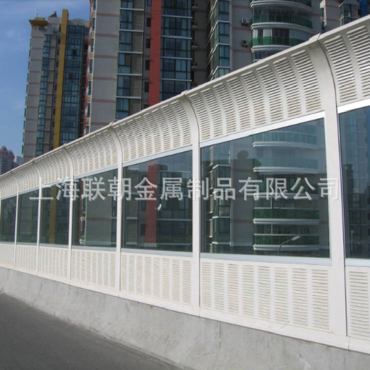 上海高速公路声屏障隔音墙 高架桥声屏障 金属百叶窗声屏障隔音墙