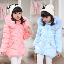 女童棉衣加厚保暖棉服2023冬季新款外套儿童棉袄韩版女孩上衣批发
