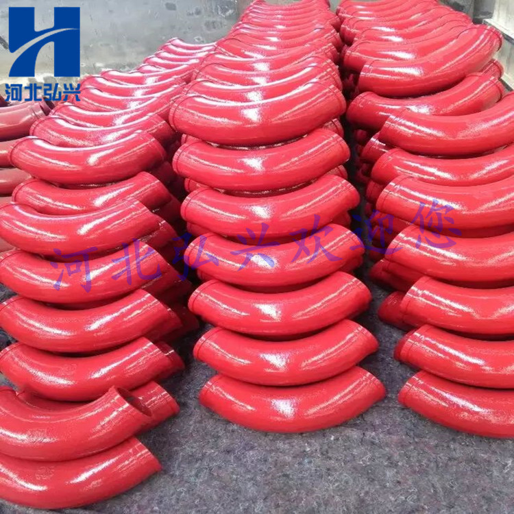 内壁淬火双层耐磨弯头 加厚双层合金弯头