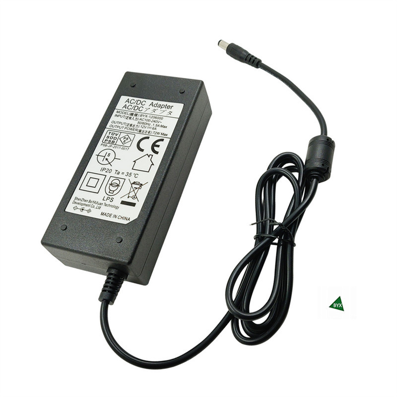 厂家供应12V5A 60W日规PSE认证开关电源、加湿机电源适配器