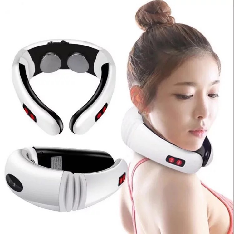Cervical Spine Massager Shoulder Waist Neck Household Electric Neck and Shoulder Massager Neck Vertebra Kneading Neck Protector