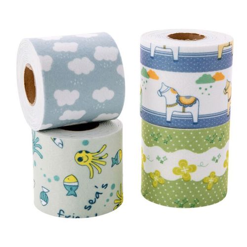 Home self-adhesive kitchen sink washstand waterproof stickers wash basin anti-fouling electrostatic water-absorbent stickers bathroom toilet stickers