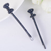 Retro hair accessory, flowered, Korean style, wholesale