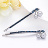 Retro hair accessory, flowered, Korean style, wholesale