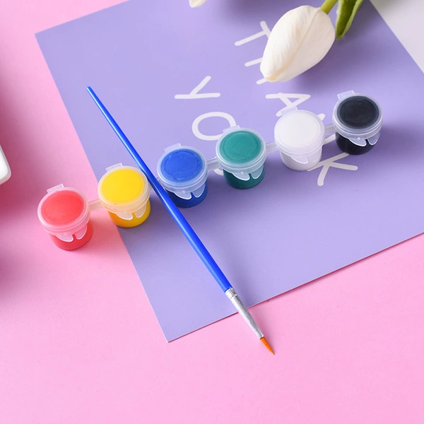 Watercolour, 2 ml, 6 colors, 1 pieces