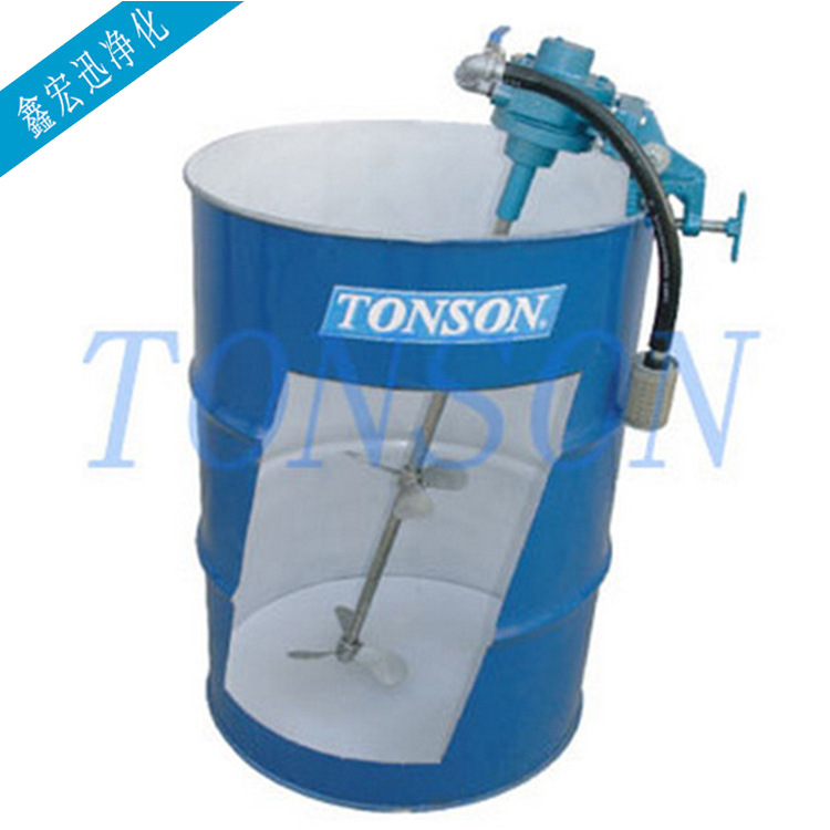 厂家销售 50加仑桶用搅拌机 夹式气动搅拌机通又顺分散机