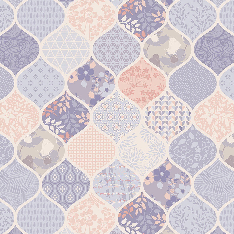 Jinhao tela de bordado material DIY tela de tela de tela de algodón para el hogar tela floral prenda impresión de tela