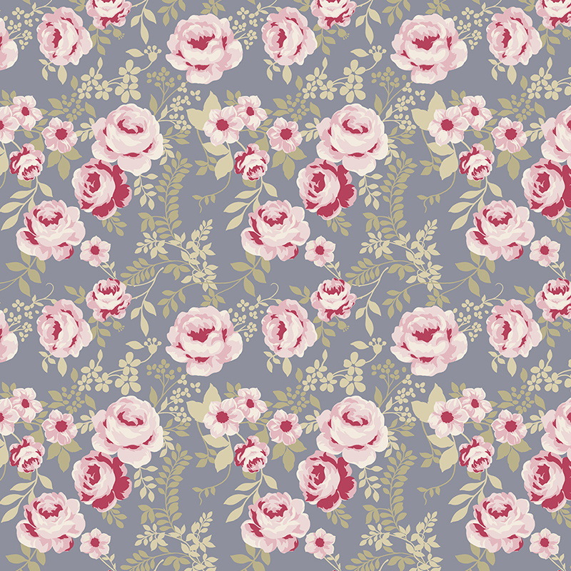 Jinhao tela de bordado material DIY tela de tela de tela de algodón para el hogar tela floral prenda impresión de tela