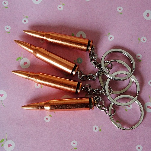 Metal alloy keychain bell ear spoon Big Ben Oriental Pearl Tower Dutch windmill Guangzhou Tower keychain