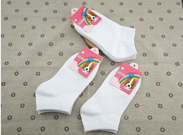 All cotton flat boat socks simplicity
