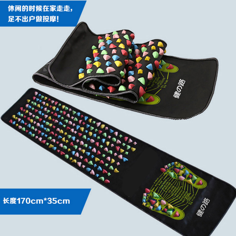 Finger Pressing Plate Foot Massage Mat Home Fitness Equipment Super Pain Version Foot Foot Treatment Mat Acupoint Silicone Foot Mat Walking Blanket