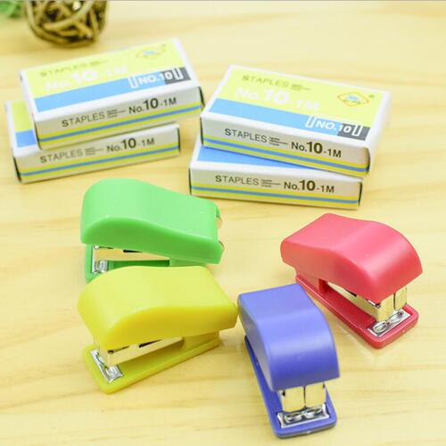 Creative stationery stapler mini stapler uses No. 10 stapler small stapler