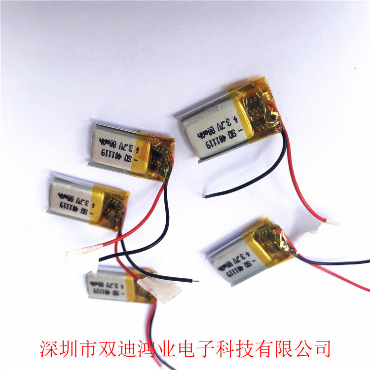 3.7V聚合物锂电池 401119P 401120P 401020 80MAH 蓝牙耳机电池