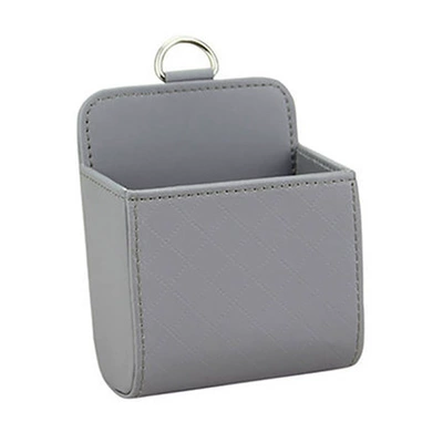 Car storage bag/box Multi-Functional Car Mobile Phone Storage Bag - grey