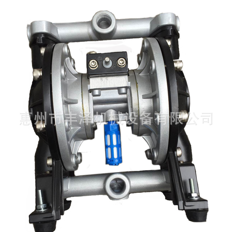 台湾气动双隔膜泵铝合金喷漆泵PM-68往复机喷涂线隔膜泵