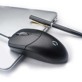 厂家批发欧赛得D616有线鼠标高端商务办公笔记本USB光学