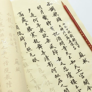 小楷毛笔字帖楷书初学者描红临摹宣纸书法练习手抄唐诗宋词练字帖