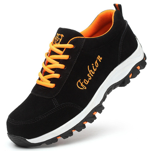 Safety protective labor protection shoes, anti-smash and anti-puncture, lightweight safety shoes, non-slip and wear-resistant work shoes, manufacturer wholesale