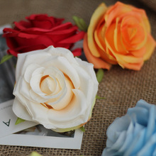 仿真玫瑰花头 相思玫瑰 DIY婚庆插花手捧花 假花绢花装饰花朵玫瑰
