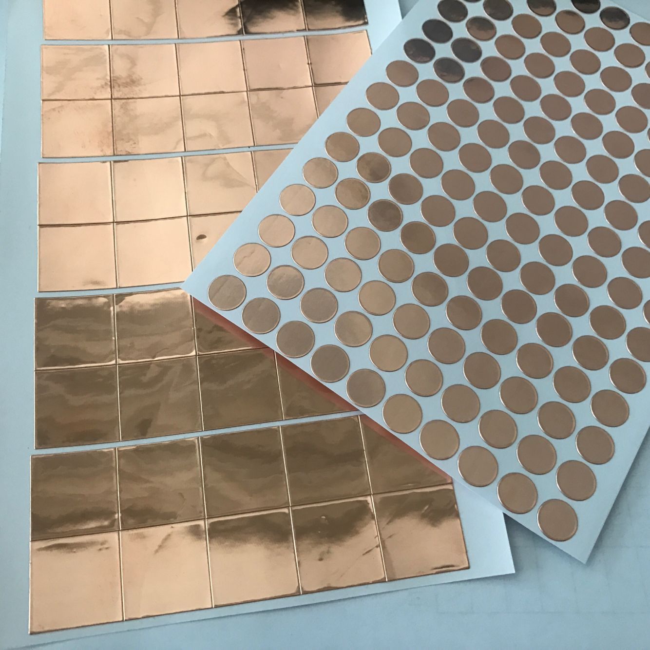 触摸铜箔片 导电屏蔽轻触铜箔贴 LED开关按键感应觉铜箔贴片纸