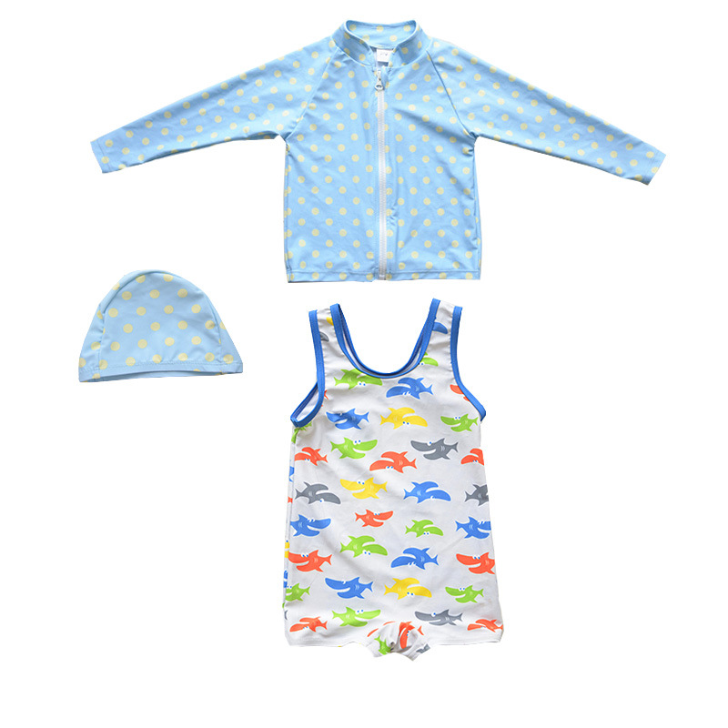 Shark, vest, set, 3 piece set
