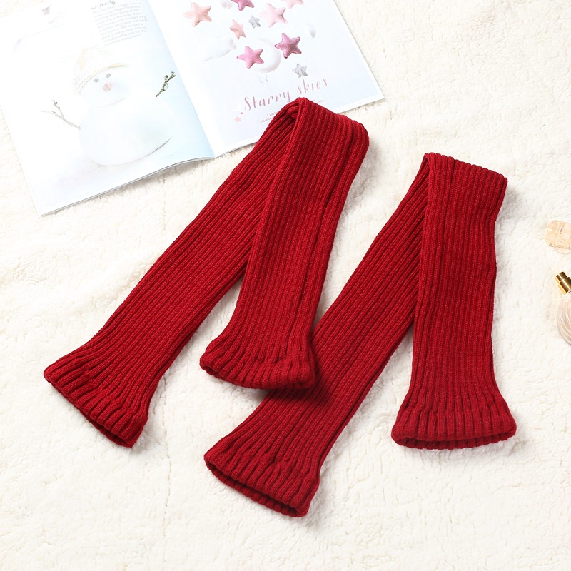 Autumn and winter new yoga socks non-slip dance pile pile socks wool knit women's autumn and winter warm leg warmers