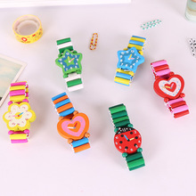 可爱木质小手表儿童玩具韩版小礼品学生益智玩具批发创意奖品钟表