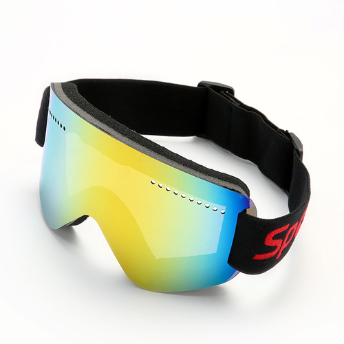 Ski goggles anti-fog and anti-dust, unisex mountain snow sports protective goggles, motor cross/HX04 cylindrical