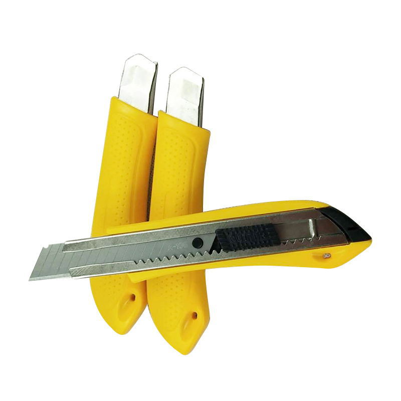 Fábrica al por mayor arte cuchillo titular corte papel cuchillo pieza desembalaje papel pintado cuchillo bloqueo automático anillo cuchillo alta calidad y bajo precio