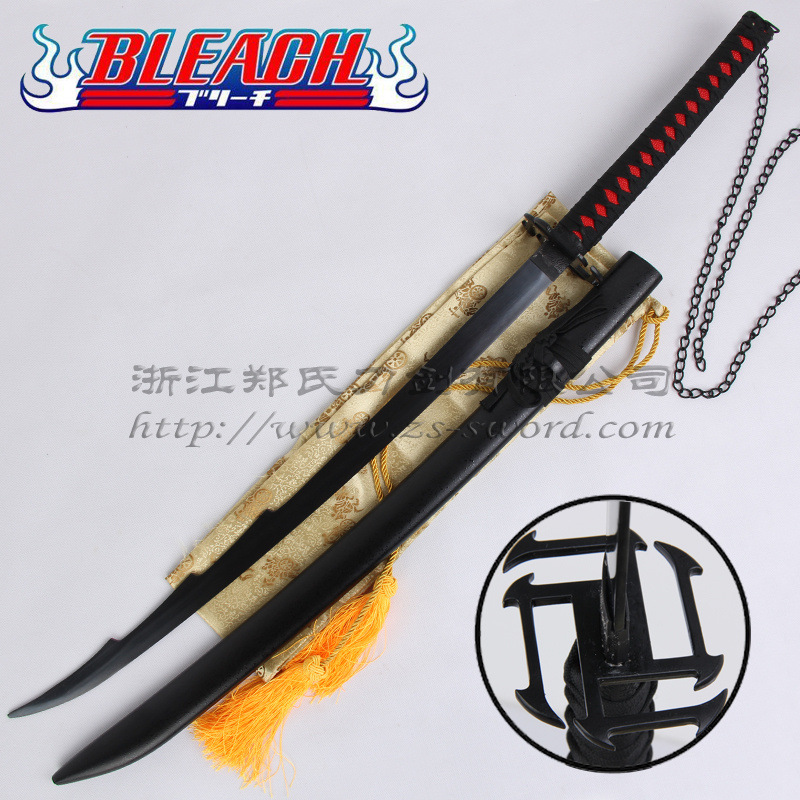 死神新月无月cos动漫道具死神刀武器黑崎一护的刀升级形态 未开刃