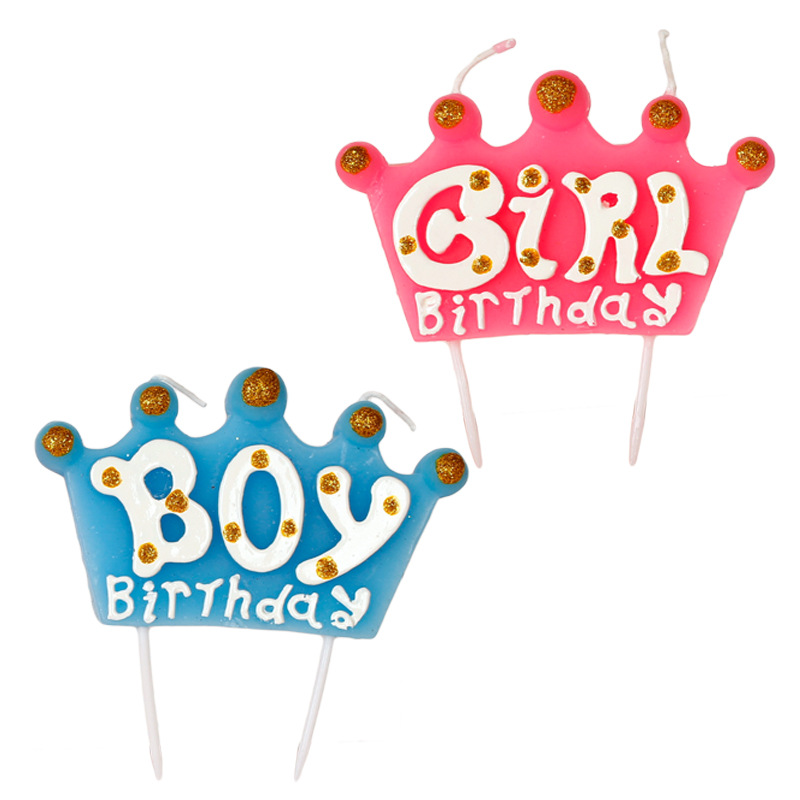 Venta al por mayor pastel de cumpleaños vela pintura color dot happybirthday partido traje globo Carta inglesa vela