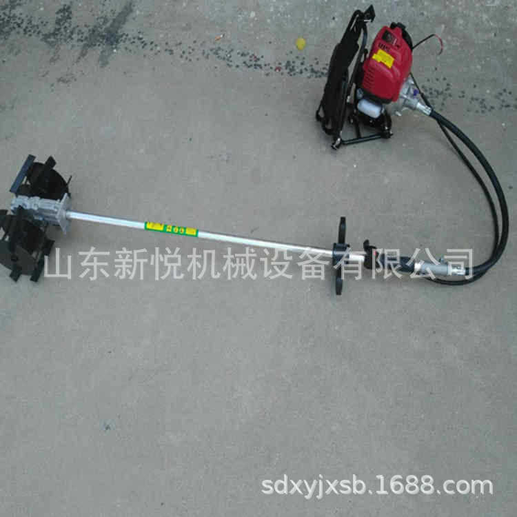 四冲程背负式汽油割草机 便携式除草机 小型旋耕松土机