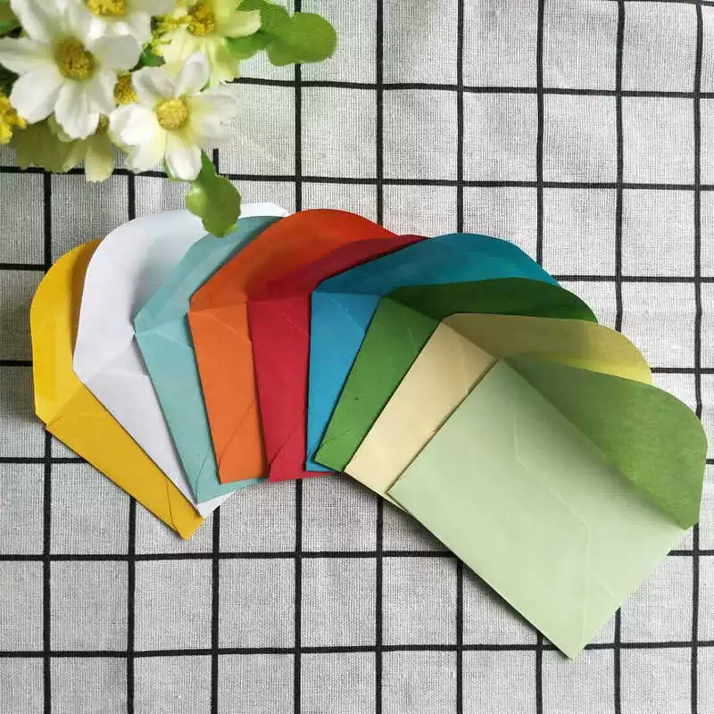 7,6*11,2 десятицветный клееный бумажный конверт Производитель 80 г Китайский Западный конверт напечатан монохромный логотип