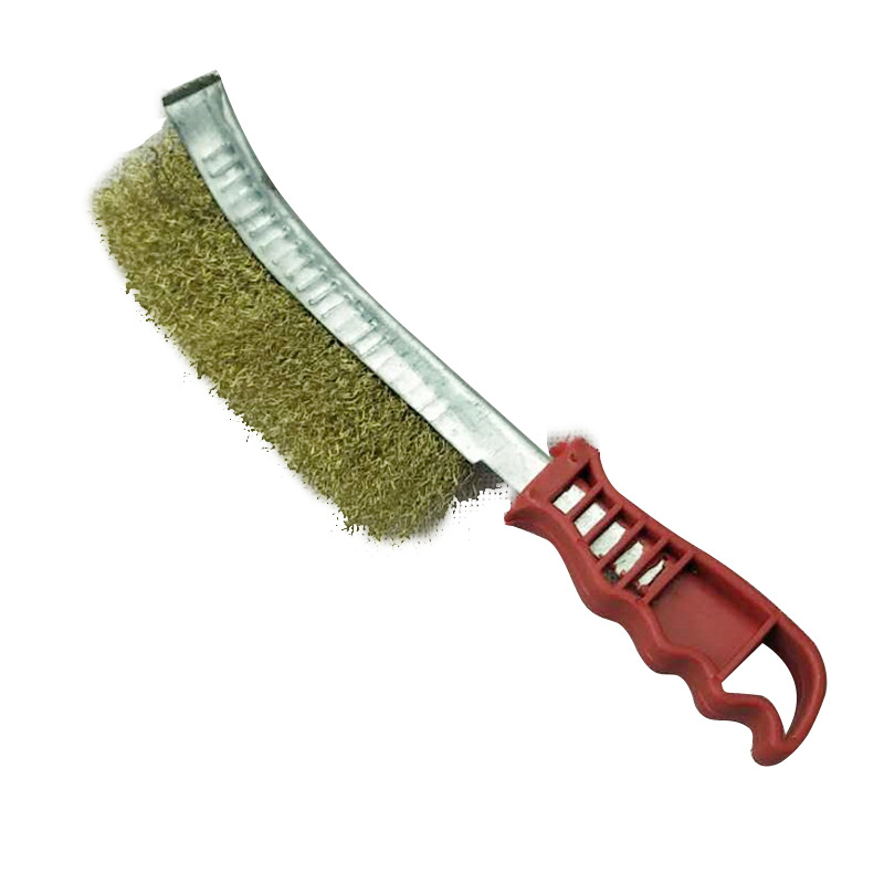 Fábrica al por mayor cuchillo de alambre de acero cepillo de limpieza y limpieza de juguetes máquina de eliminación de óxido de acero pulido cepillo de alambre de acero cepillo de cuchillo de alambre de acero