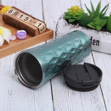 定制304不锈钢保温杯双层真空车载咖啡杯户外汽车杯定制logo批发